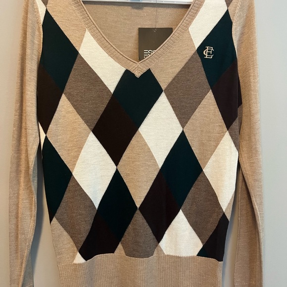 Argyle patterned light sweater Esprit - Picture 2 of 5